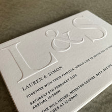 Load image into Gallery viewer, 2. Rock Embossed | Invitation