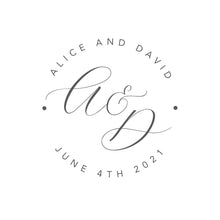 Load image into Gallery viewer, Wedding Monogram Design