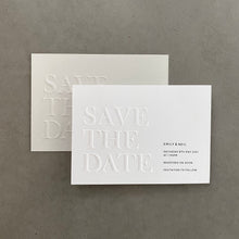 Load image into Gallery viewer, 1. Rock Embossed | Save the Date