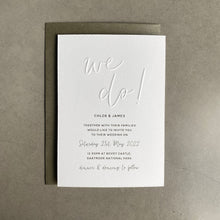 Load image into Gallery viewer, 2. Padstow Embossed | Invitation