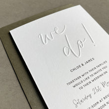 Load image into Gallery viewer, 2. Padstow Embossed | Invitation