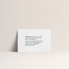 Load image into Gallery viewer, Definition Wedding Bridesmaid | Definition Print