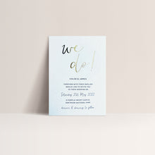 Load image into Gallery viewer, 2. Padstow Foil | Invitation - Silver