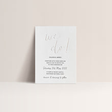 Load image into Gallery viewer, 2. Padstow Embossed | Invitation