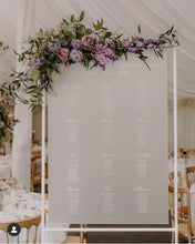 Load image into Gallery viewer, Bespoke A1 Frosted Table Plan | Hand Painted
