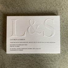Load image into Gallery viewer, 2. Rock Embossed | Invitation
